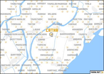 map of Cát Hạ