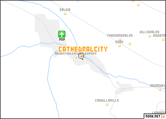 map of Cathedral City