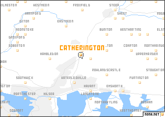 map of Catherington