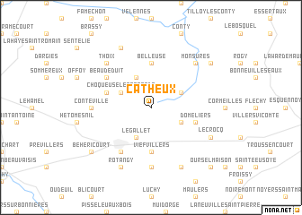 map of Catheux