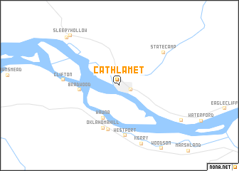 map of Cathlamet