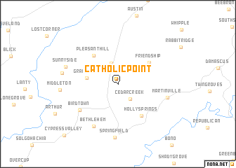 map of Catholic Point