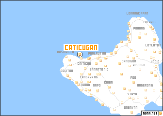 map of Caticugan