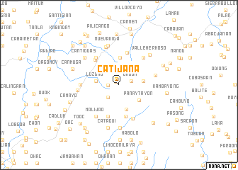 map of Catijana