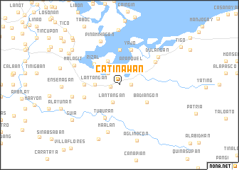 map of Catinawan