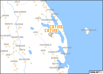 map of Catine