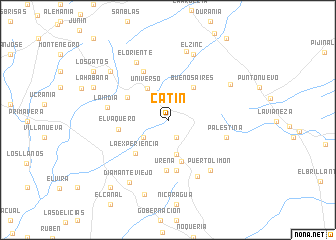 map of Catín