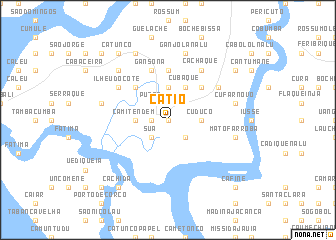 map of Catió