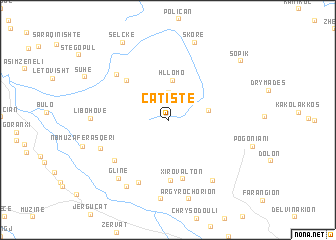 map of Çatistë