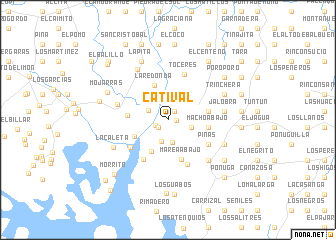 map of Catival