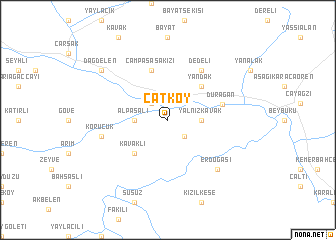 map of Çatköy