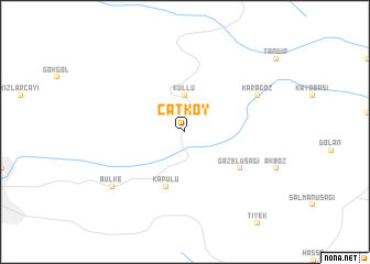 map of Çatköy