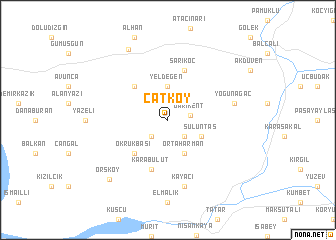 map of Çatköy