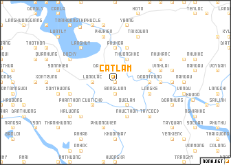 map of Cát Lẫm