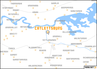 map of Catlettsburg