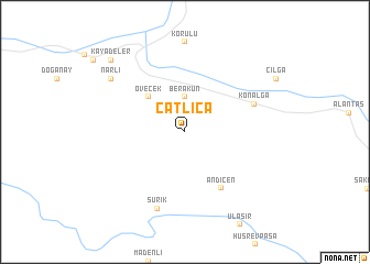map of Çatlıca