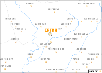 map of Çatma