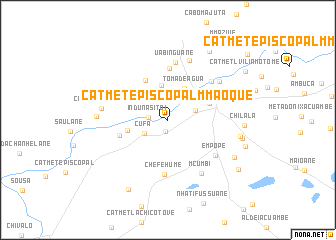 map of Cat. Met. Episcopal M. Maoque