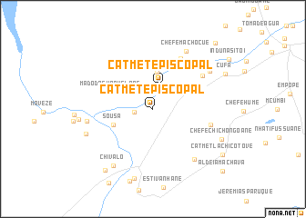 map of Cat. Met. Episcopal