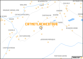 map of Cat. Met. L. A. Chicotove