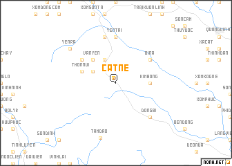 map of Cát Nê