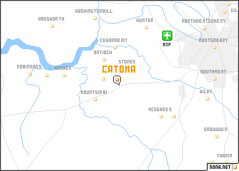 map of Catoma