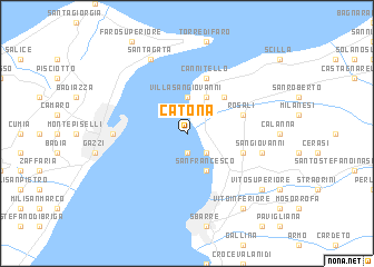 map of Catona