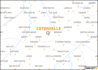 map of Catonvielle
