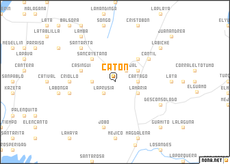 map of Catón