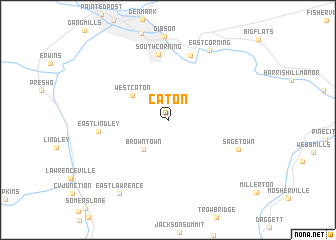 map of Caton