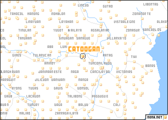map of Cato-ogan