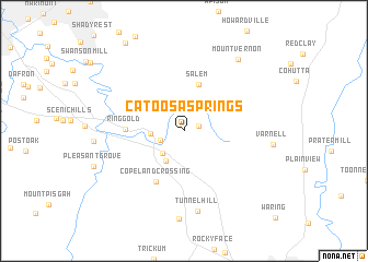 map of Catoosa Springs