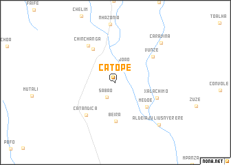 map of Catope