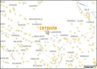 map of Čatovina