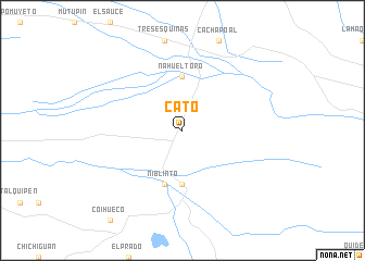 map of Cato