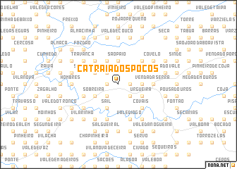 map of Catraia dos Poços