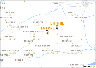 map of Catral