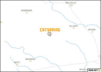 map of Cat Spring