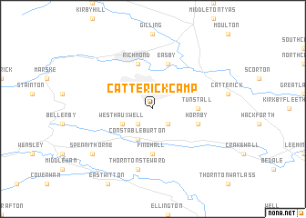 map of Catterick Camp