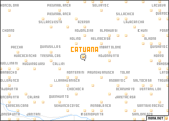 map of Catuana