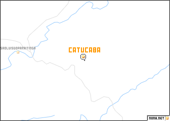 map of Catuçaba