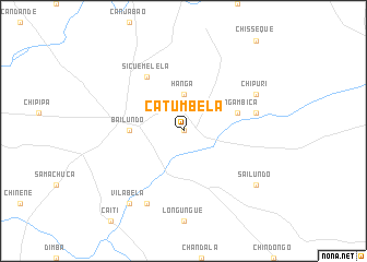 map of Catumbela
