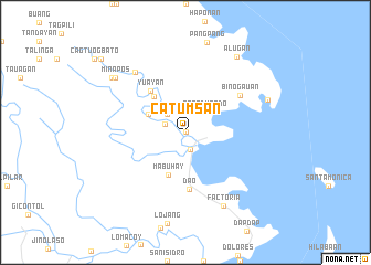 map of Catumsan