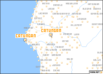 map of Catungan