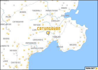 map of Catungawan