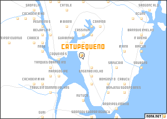 map of Catu Pequeno