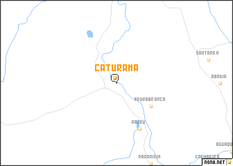 map of Caturama