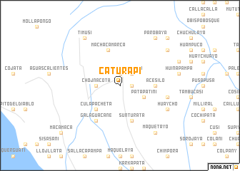 map of Caturapi