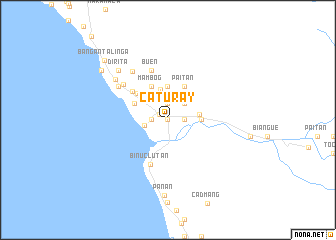 map of Caturay