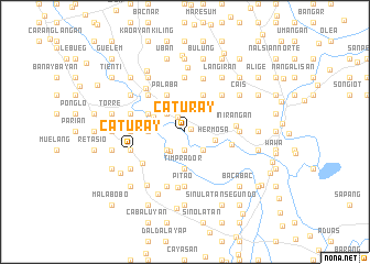 map of Caturay